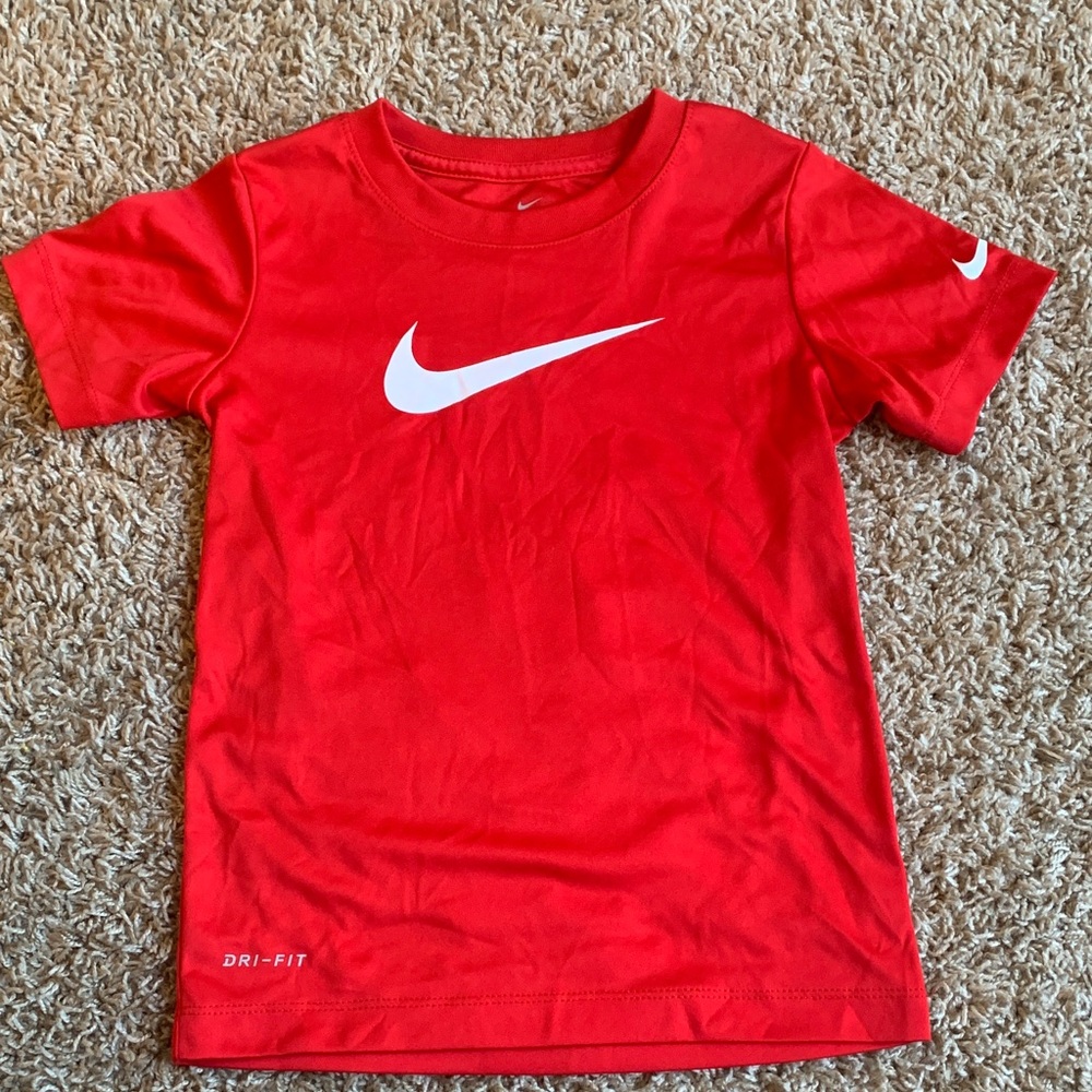 Nike Kids Bright Red Short Sleeve Tee